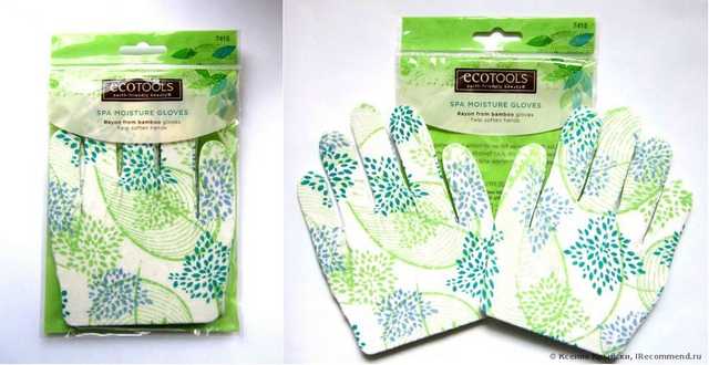 Перчатки для увлажнения кожи Ecotools SPA Moisture Gloves, 1 Pair - фото