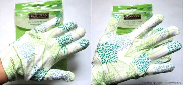 Перчатки для увлажнения кожи Ecotools SPA Moisture Gloves, 1 Pair - фото