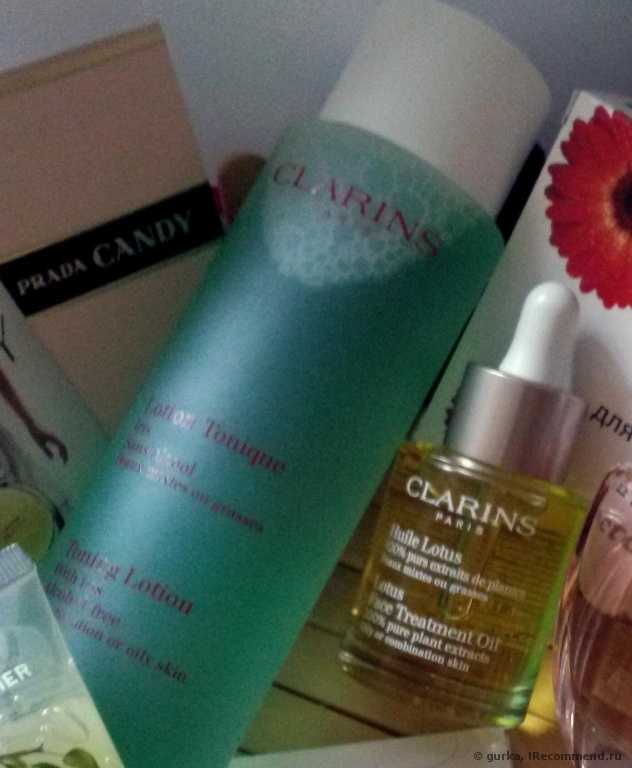 Лосьон для лица Clarins Purifing Lotion tonique with Iris Sans Alcohol - фото