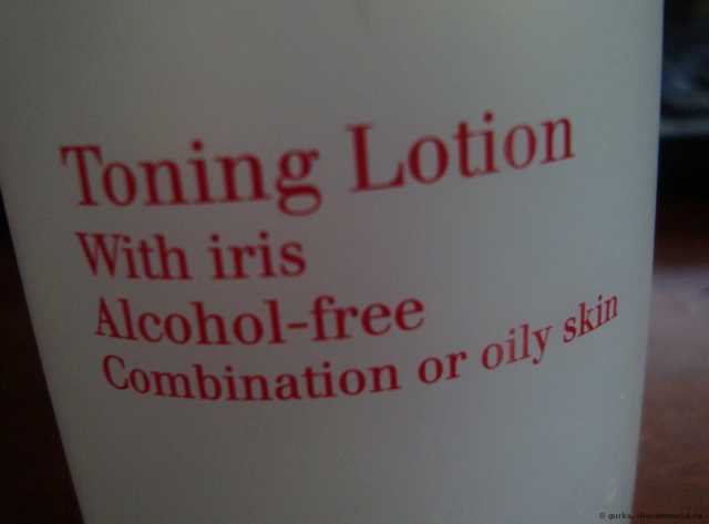 Лосьон для лица Clarins Purifing Lotion tonique with Iris Sans Alcohol - фото