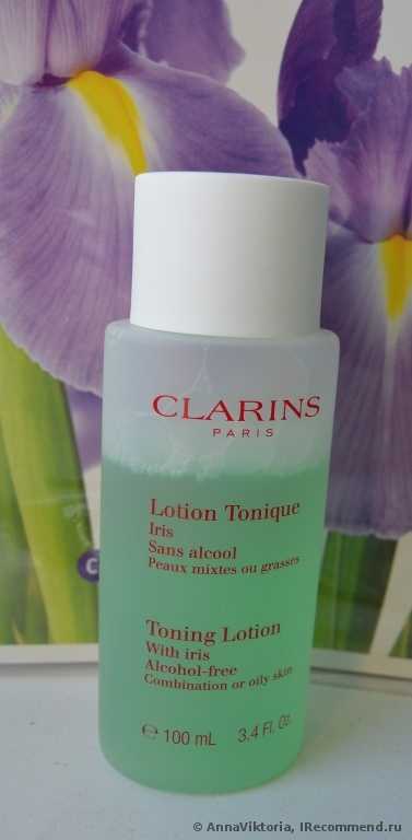 Лосьон для лица Clarins Purifing Lotion tonique with Iris Sans Alcohol - фото