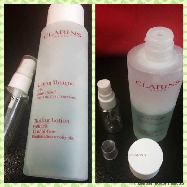 Лосьон для лица Clarins Purifing Lotion tonique with Iris Sans Alcohol - фото