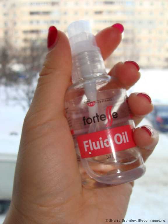 Жидкие кристаллы Fortesse Fluid oil c маслами репейника и цветов лавсонии - фото