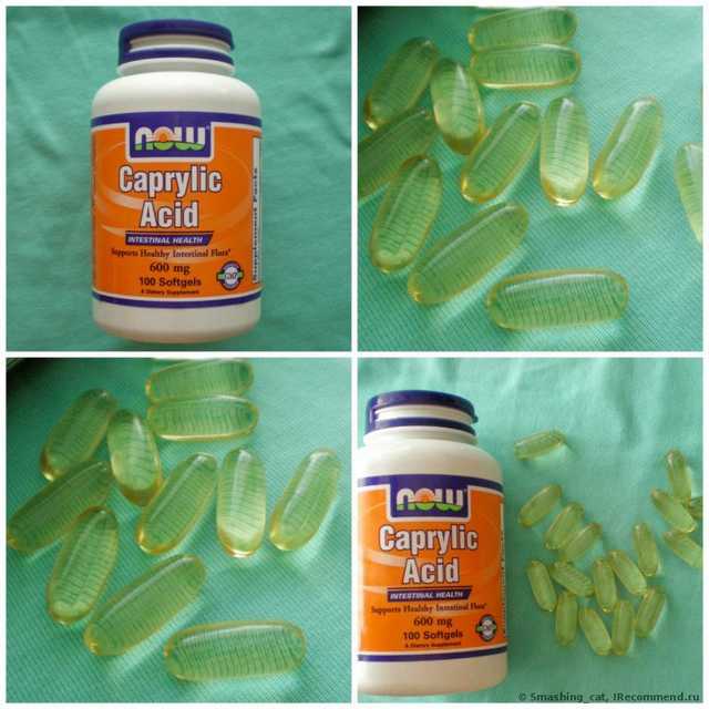 БАД Now Foods Caprilic Acid (Каприловая кислота) - фото