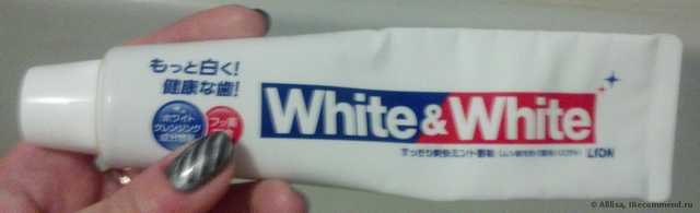Зубная паста Lion White & white - фото