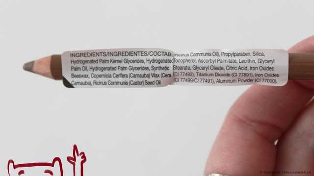 карандаш для бровей eyebrow liner by h&m в оттенке light brown