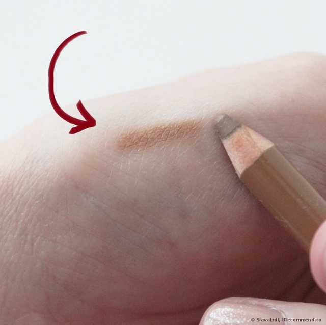 карандаш для бровей eyebrow liner by h&m в оттенке light brown