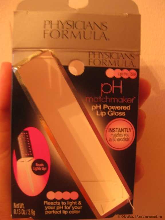 Блеск для губ Physician's Formula Inc., pH Matchmaker, pH Powered Lip Gloss, Pink - фото