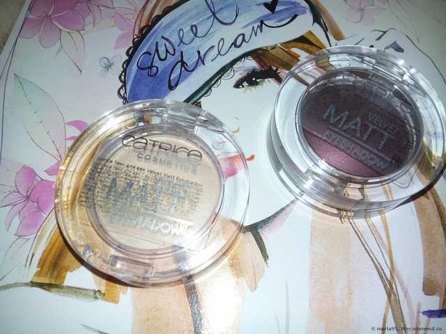Тени для век Catrice Velvet Matt Eyeshadow - фото