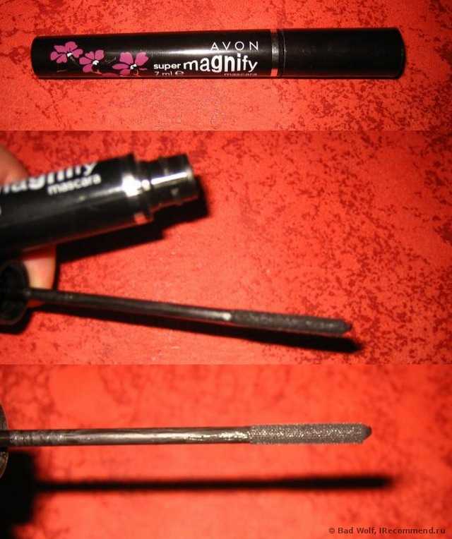 Тушь для ресниц Avon "Супер Объем" щеточка с 1000 щетинок - фото