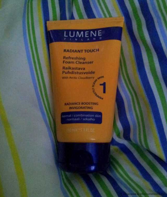 Пенка для умывания Lumene radiant touch (для нормальной и комбинированной кожи) - фото