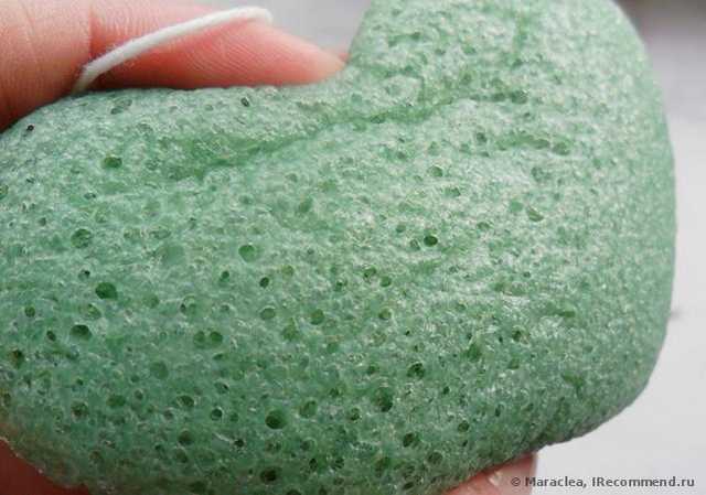 Спонж для лица Konjac Fiber Cleansing Puff Sponge Facial face wash - фото