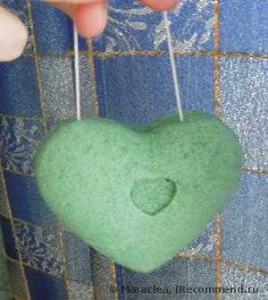 Спонж для лица Konjac Fiber Cleansing Puff Sponge Facial face wash - фото