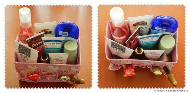Коробка Buyincoins Folding Make Up Cosmetic Storage Box Container Bag Case - фото