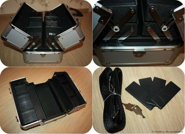 Металлический кейс для хранения средств макияжа Л'Этуаль TRAIN CASE XL - фото