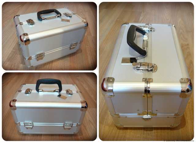 Металлический кейс для хранения средств макияжа Л'Этуаль TRAIN CASE XL - фото