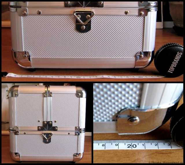 Металлический кейс для хранения средств макияжа Л'Этуаль TRAIN CASE XL - фото