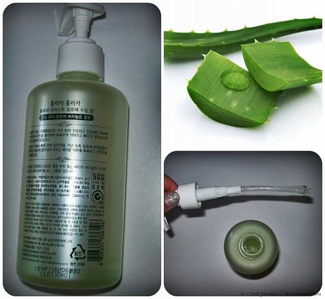 Увлажняющий гель для лица Holika Holika  Organic Aloe Soothing Gel - фото