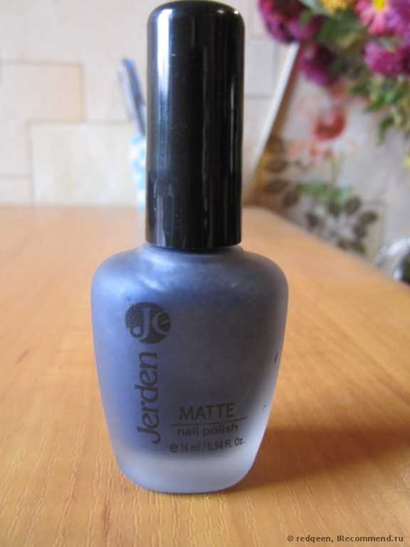 Матовый лак для ногтей Jerden Matte nail polish - фото