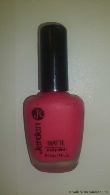 Матовый лак для ногтей Jerden Matte nail polish - фото