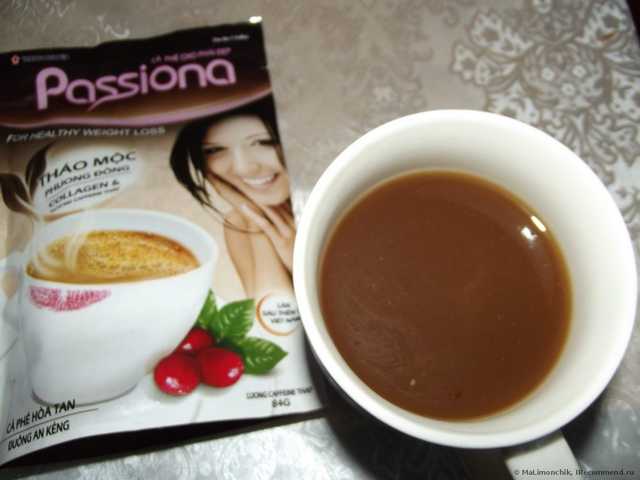Зеленый кофе для похудения Passiona с коллагеном - фото