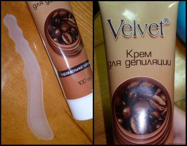 Крем для депиляции  Velvet Карамельный капучино - фото