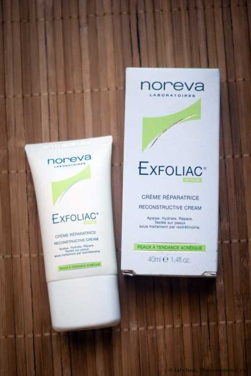 Супер восстанавливающий крем для лица Noreva Exfoliac Creme Reparatrice - отличный постпилинговый уход и не только