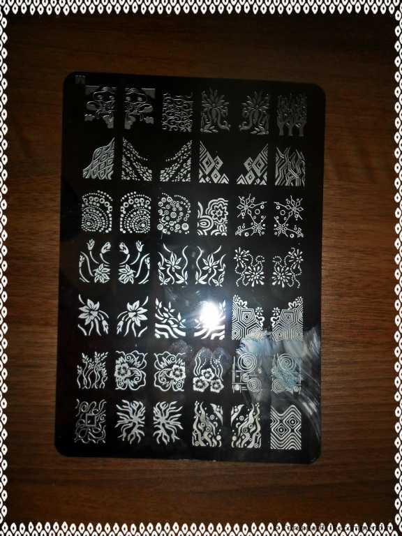 Пластина для стемпинга Aliexpress Stamping Nail Art, XL Plate, A-Z Series - фото
