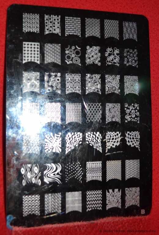 Пластина для стемпинга Aliexpress Stamping Nail Art, XL Plate, A-Z Series - фото