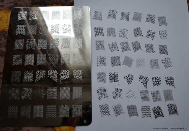 Пластина для стемпинга Aliexpress Stamping Nail Art, XL Plate, A-Z Series - фото