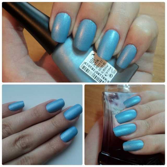 Лак для ногтей Golden Rose Matte Velvet Матовый с перламутровыми частицами - фото
