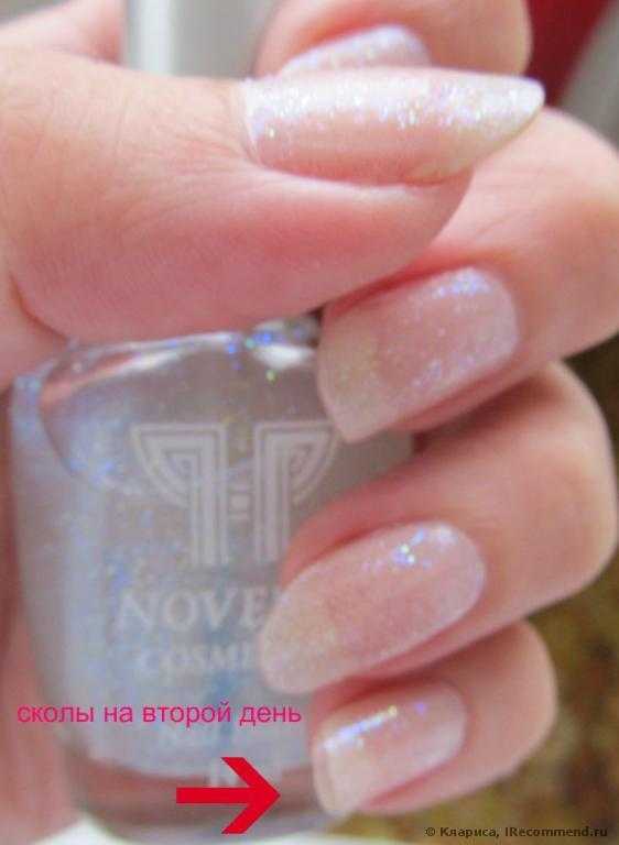 Лак для ногтей Novelty Cosmetics (Новелти Косметикс) блестки - фото