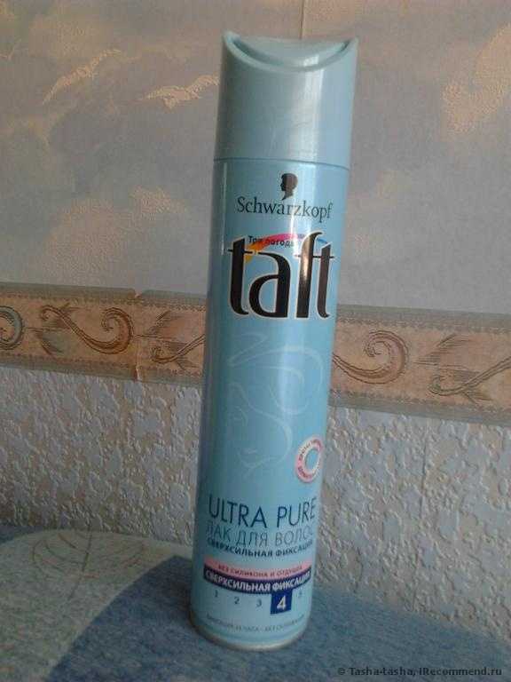 Лак для волос Taft  Ultra Pure без силикона и отдушек - фото