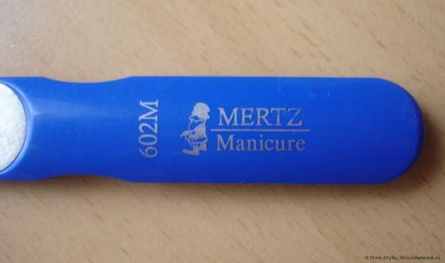 Пилка для ногтей MERTZ 602М лазерная пилка-терка для кожи и ногтей с запаивающим эффектом - фото