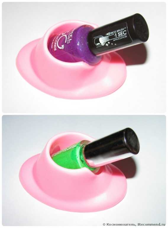 Подставка-держатель для лака Buyincoins DIY Salon Rubber Nail Art Tips Polish Varnish Bottle Display Stand Holder Tool - фото