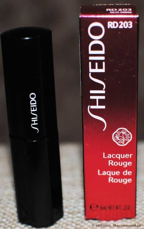 Помада-блеск Shiseido "Lacquer Rouge" - фото