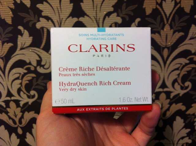 Крем для лица Clarins HydraQuench Rich Cream (увлажняющий/питательный крем восстанавливающий природный гидробаланс кожи) - фото