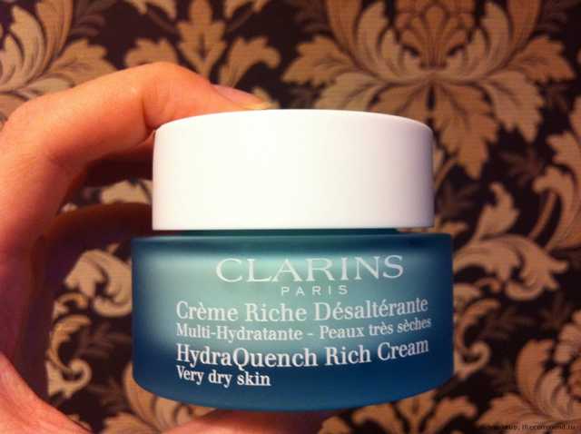 Крем для лица Clarins HydraQuench Rich Cream (увлажняющий/питательный крем восстанавливающий природный гидробаланс кожи) - фото
