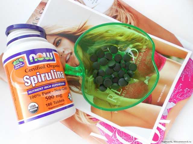 БАД Now Foods Organic Spirulina Спирулина - фото