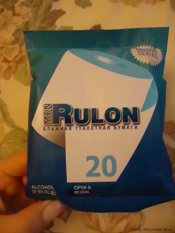 Влажная туалетная бумага Mon Rulon - фото