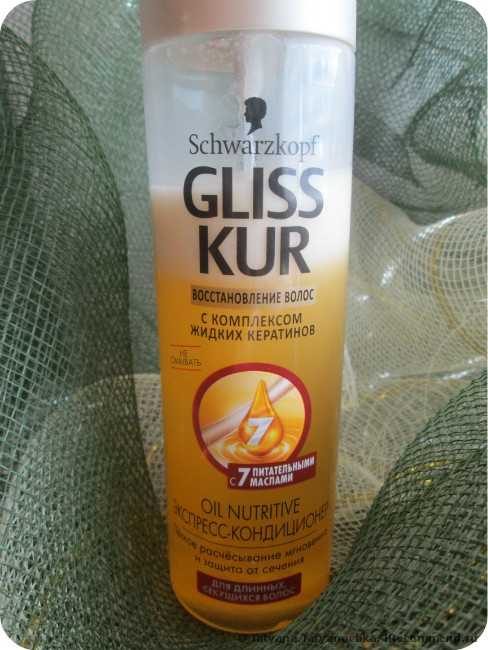 Экспресс-кондиционер Gliss kur Oil Nutritive для длинных секущихся волос - фото