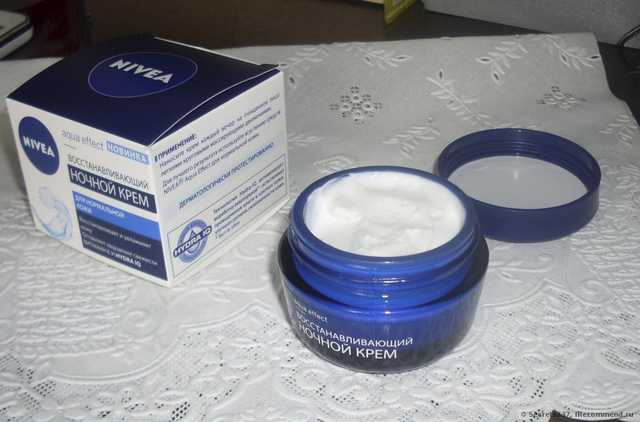 Крем для лица ночной NIVEA Восстанавливающий aqua effect - фото
