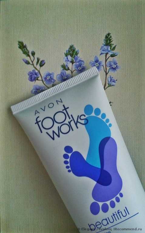 Крем для ног  Avon Foot Works Глицериновый, с силиконом - фото