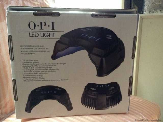 LED лампа для полимеризации гель-лака OPI  LED Lamp - фото