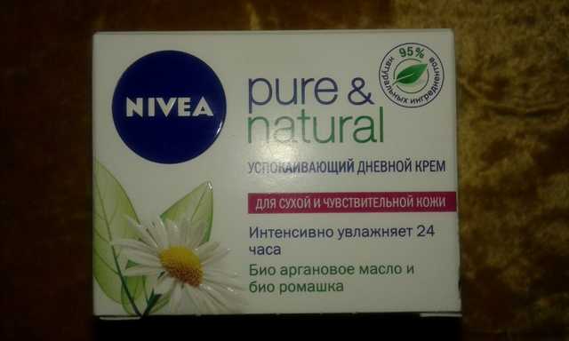 Крем для лица NIVEA Pure&natural  для нормальной и сухой кожи - фото