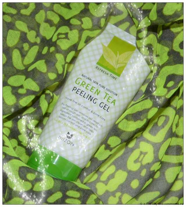 Пилинг для лица Mizon Refresh Time Green Tea Peeling Gel - фото