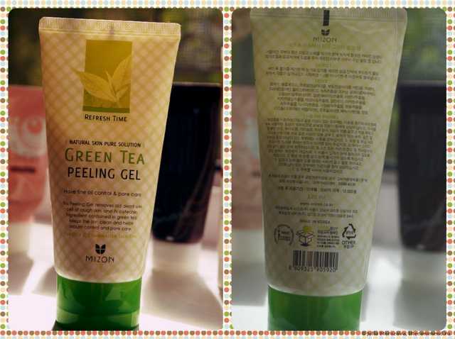 Пилинг для лица Mizon Refresh Time Green Tea Peeling Gel - фото