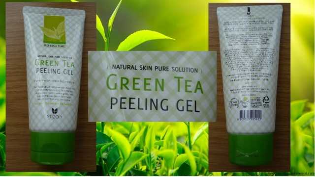Пилинг для лица Mizon Refresh Time Green Tea Peeling Gel - фото