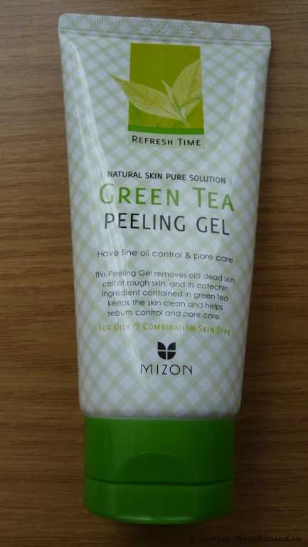 Пилинг для лица Mizon Refresh Time Green Tea Peeling Gel - фото