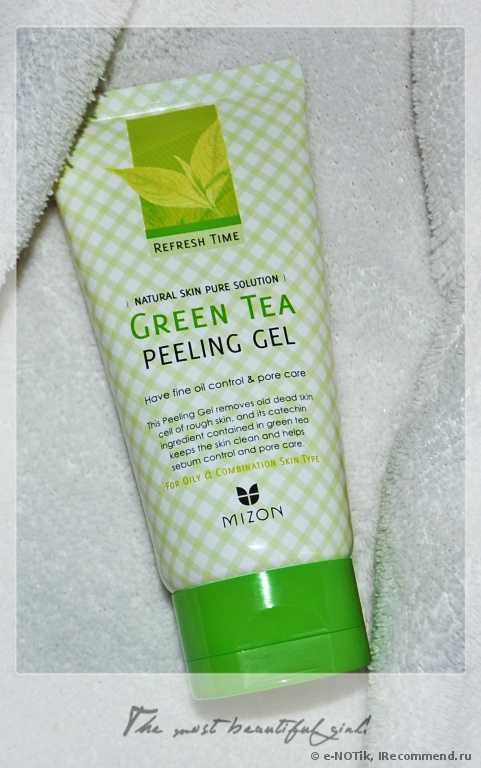 Пилинг для лица Mizon Refresh Time Green Tea Peeling Gel - фото